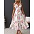 cheap Maxi Dresses-Women&#039;s Strap Dress Long Dress Maxi Dress Fashion Floral Backless Split Home Daily Holiday V Neck Sleeveless Dress Slim White Summer Spring S M L XL XXL