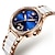 tanie Zegarki mechaniczne-olevs damski zegarek mechaniczny kreatywny minimalistyczny moda na co dzień analogowy zegarek na rękę automatyczny samozwijający się świecący kalendarz wodoodporny ceramiczny zegarek dla kobiet