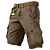 cheap Men&#039;s Shorts-Men&#039;s Cargo Shorts Shorts Hiking Shorts Plain Multi Pocket Knee Length Wearable 100% Cotton Outdoor Casual Daily Sports Fashion Black Yellow