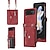 cheap Samsung Cases-Phone Case For Samsung Galaxy Z Flip 5 Z Flip 4 Z Flip 3 Handbag Purse Wallet Case Flip Zipper with Removable Cross Body Strap Solid Colored PC PU Leather