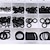 رخيصةأون أدوات إصلاح السيارات-225 قطعة من مجموعة أختام الغسالة المطاطية على شكل حرف o باللون الأسود للسيارة 18 مقاسًا