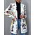 cheap Blazers-Women&#039;s Blazer Formal Print Breathable Color Block Regular Fit Streetwear Outerwear Summer Long Sleeve Royal Blue XS