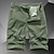 cheap Cargo Shorts-Men&#039;s Cargo Shorts Casual Shorts Pocket Plain Comfort Breathable Outdoor Daily Going out 100% Cotton Fashion Casual Army Green Blue