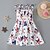 Χαμηλού Κόστους Φορέματα-Παιδιά Κοριτσίστικα Φόρεμα Σημαία Πεταλούδα Καρδιά Αμάνικο ΕΞΩΤΕΡΙΚΟΥ ΧΩΡΟΥ Εξώπλατο Μοντέρνα χαριτωμένο στυλ Καθημερινά Πολυεστέρας Μίντι Φόρεμα σε γραμμή Α Καλοκαιρινό φόρεμα Σλιπ Φόρεμα