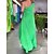 cheap Maxi Dresses-Women&#039;s Casual Dress Satin Dress Summer Dress Long Dress Maxi Dress Streetwear Casual Plain Ruffle Layered Outdoor Daily Date One Shoulder Half Sleeve Dress Loose Fit Green Summer Spring S M L XL XXL