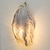 cheap Indoor Wall Lights-LED Wall Light Ostrich Feather Bouquet Wall Lamp Stair Living Room Sample Room 1W Nordic Decoration Bedroom Bedside TV Wall Art Light Wall Light Warm White 110-240V