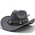 levne Historické a vintage kostýmy-westernové kovbojské klobouky se širokou krempou přezka panamský klobouk americký 18. století 19. století stát texas kovbojský klobouk pánský dámský kostým vintage cosplay klobouk