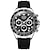 baratos Relógios Quartz-OLEVS Masculino Relógios de Quartzo Esportivo Moda Relógio Casual Relógio de Pulso Exibição da fase da lua Luminoso Calendário IMPERMEÁVEL Gel de sílica Assista