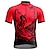 cheap Men&#039;s Jerseys-21Grams Men&#039;s Cycling Jersey Short Sleeve Bike Top with 3 Rear Pockets Mountain Bike MTB Road Bike Cycling Breathable Quick Dry Moisture Wicking Reflective Strips Red Blue Dark Green Graphic Sports