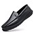 cheap Men&#039;s Shoes-Men&#039;s Loafers &amp; Slip-Ons Moccasin Driving Loafers Outdoor Daily Casual Faux Leather Walking Shoes Breathable Black Brown Summer Spring