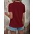 cheap Tees &amp; T Shirts-Women&#039;s T shirt Tee Black White Wine Print Striped Daily Weekend Short Sleeve Round Neck Basic Regular Painting S