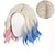 זול פאה לתחפושת-enid sinclair wig.enid sinclair cosplay wigcostume פאות לבן קצר גלי שיפוע פאה נשים בנות שיער סינטטי מסיבת קרנבל