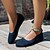 billige Flade sko til kvinder-kvinders åndbare mesh slip-on flats – lette afslappede sommersko med polstret indersål til daglig brug