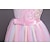 levne Párty šaty-dětské dívčí šaty jednobarevné bez rukávů krajkové síťované roztomilé polyesterové maxi šedé