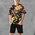 tanie zestawy 3d dla chłopca-Dla chłopców 3D Graficzny Koszulka i spodenki Zestaw T-shirtów Komplet odzieży Krótki rękaw Wydruki 3D Lato Wiosna Aktywny Sport Moda Poliester Dzieci 3-13 lat Na zewnątrz Ulica Urlop Regularny