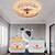cheap Ceiling Fan Lights-Ceiling Fan with Light Circle Design App &amp; Remote Control 100cm 5-Light Dimmable 6 Wind Speeds Modern Ceiling Fan for Bedroom, Living Room, Small Room 220-240V