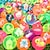 Недорогие Необычные игрушки-20 шт., разноцветные надувные шары в ассортименте, оптом, смешанного рисунка, высокие прыгающие шары для детей, подарки на вечеринку, призы, подарок на день рождения