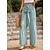 cheap Pants-Women&#039;s Wide Leg Pants Trousers Cotton Blue Orange Green Fashion Wide Leg Casual Daily Full Length Micro-elastic Plain Comfort S M L XL