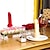 preiswerte Vasen &amp; Korb-Klare Acryl-Blumenvase, rechteckiges Blumenmittelstück, ohne LED-Licht, Muttertagsgeschenk, Heimdekoration