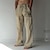 cheap Men&#039;s Bottoms-Men&#039;s Trousers Summer Pants Beach Pants Letter Graphic Prints Drawstring Elastic Waist 3D Print Comfort Casual Daily Holiday Streetwear Hawaiian Blue Brown