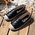 cheap Shoes &amp; Bags-Women&#039;s Slip-Ons Daily Plus Size Summer Round Toe Flat Heel Walking Shoes Casual Loafer PU Solid Color Black White Brown