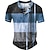 cheap Men&#039;s Henley T Shirt-Men&#039;s Waffle Henley Shirt Tee Henley Graphic Color Block Clothing Apparel 3D Print Outdoor Casual Button Short Sleeve Fashion Designer Basic