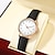 Недорогие Кварцевые часы-женские часы модные повседневные часы с кожаным ремнем светящиеся простые женские кварцевые часы с маленьким циферблатом платье наручные часы reloj mujer