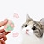 זול צעצועים לחתול-צעצוע חתול אינטראקטיבי חתול צעצוע כדורי כלוב עכבר צעצועי קטיפה מלאכותי צבעוני טיזר חתול ציוד לחיות מחמד צעצוע קטיפה אינטראקטיבי