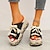 ieftine Sandale de Damă-Pentru femei Sandale Sandale cu șireturi Sandale cu bretele Sandale Platformă Tocuri de toc În aer liber Plajă Bloc Culoare Vară Toc Drept Casual minimalism Satin Dantelat Negru Bej