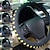 Недорогие Чехлы на руль-Универсальная крышка рулевого колеса автомобиля eva, диаметр 38 см, автомобильные аксессуары для стайлинга автомобилей
