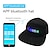 お買い得  アイデア商品-LED 帽子スレッド キャップ表示メッセージ Bluetooth 編集可能なパーティー用のクールな帽子