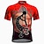 cheap Men&#039;s Jerseys-21Grams Men&#039;s Cycling Jersey Short Sleeve Bike Top with 3 Rear Pockets Mountain Bike MTB Road Bike Cycling Breathable Quick Dry Moisture Wicking Reflective Strips Violet Red Royal Blue Graphic Sports