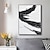 billige Abstrakte malerier-håndmalet sort og hvid tekstureret maleri håndlavet abstrakt minimalistisk kunst soveværelse vægdekoration lærred maleri strakt lærred