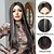 cheap Synthetic Lace Wigs-Synthetic Lace Wig Straight Style 26 inch Brown Middle Part 13x1 Lace Front Wig Women&#039;s Wig Black / Gray