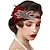 abordables Costumes vintage et anciens-1920 s clapet plume bandeau 20 s paillettes showgirl casque gatsby cheveux accessoires pour femmes