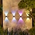tanie Kinkiety zewnętrzne-Wysoka jasność słoneczna zewnętrzna lampa ścienna wodoodporna dekoracja ogrodowa światła podwórko dziedziniec home decor solarne kinkiety led