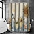 cheap Shower Curtains-Shower Curtain with Hooks for Bathroom,Colorful Painted Wood Shower Curtain Plank Rustic Farmhouse Wooden Vintage Barn Door Bathroom Decor Set Polyester Waterproof 12 Pack Plastic Hooks
