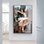 cheap People Prints-People Wall Art Canvas Abstract Ballet Girl  Posters and Prints Dancing Ballerina Picture for Living Room Home Decor No Frame