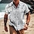 olcso Férfi hawaii ing-férfi ing grafikai nyomatok horgony szüret iránytű vitorlás lekapcsolás fekete fehér sárga kék szürke szabadtéri utca rövid ujjú nyomtatott ruházat ruházat vintage divattervező retro