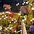 voordelige Pathway Lights &amp; Lanterns-2/4 packs solar firefly lichten buiten waterdicht twee modi van aanhoudend licht en knipperend 6/8/10 koppen warm wit wit multi color