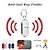 cheap Security Sensors &amp; Alarms-LED Whistle Key Finder Flashing Beeping Sound Control Alarm Anti-Lost Key Locator Finder Tracker with Key Ring