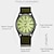 זול שעוני קוורץ-נשים גברים חכמים שעונים לוח שנה עמיד במים קנבאס שעון