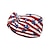 billiga Tillbehör-retro usa flaggtryck sport pannband knuten svettabsorberande elastiskt hårband amerikansk flagga självständighetsdag för kvinnors fitnessträning mardi gras