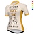 preiswerte Radtrikot Damen-21Grams Damen Radtrikot fahrradbekleidung Fahrradtrikot Kurzarm Fahhrad Trikot Shirt mit 3 Gesäßtaschen MTB Mountain Rennrad Atmungsaktiv Schnelltrocknend Feuchtigkeitsableitung Reflexstreiffen Gelb