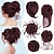 levne Drdoly-5 kusů rozcuchaný drdol příčesek rozcuchaný updo pro ženy prodlužování vlasů culík scrunchies s elastickou gumičkou dlouhý updo rozcuchaný příčesek sada vlasových doplňků pro ženy