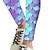 cheap Girl&#039;s 3D Bottoms-Kids Girls&#039; Leggings Graphic Fashion Outdoor 7-13 Years Summer Blue Purple