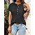 cheap Tees &amp; T Shirts-Women&#039;s T shirt Tee Black Pink Blue Button Plain Daily Weekend Short Sleeve Round Neck Basic Regular S