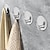 billiga Badrumsprylar-1st handdukskrokar för badrum, självhäftande krokar, 304 duschkrokar i rostfritt stål, rund väggkrokhållare för att hänga mantel, luffa, kappa, kläder, hatt, nyckel i tvättrum kök hotell