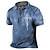 voordelige heren polo&#039;s met veters-Voor heren POLO Shirt Golfshirt Grafische prints Kruis Strijkijzer Geel blauw Groen Grijs Buiten Straat Korte mouw Trekkoord Afdrukken Kleding Sport Modieus Streetwear Ontwerper