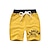 cheap Bottoms-Kids Boys Shorts Pocket Letter Breathable Soft Comfort Shorts Outdoor Sports Cool Daily Yellow Blue Green Mid Waist